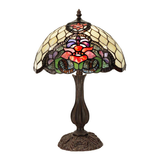 Alicia Tiffany Style Table Lamp - Multi - Serene Home Creation