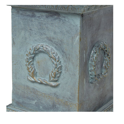 Camellia Cast Iron Urn & Base Set - Serene Home Creation