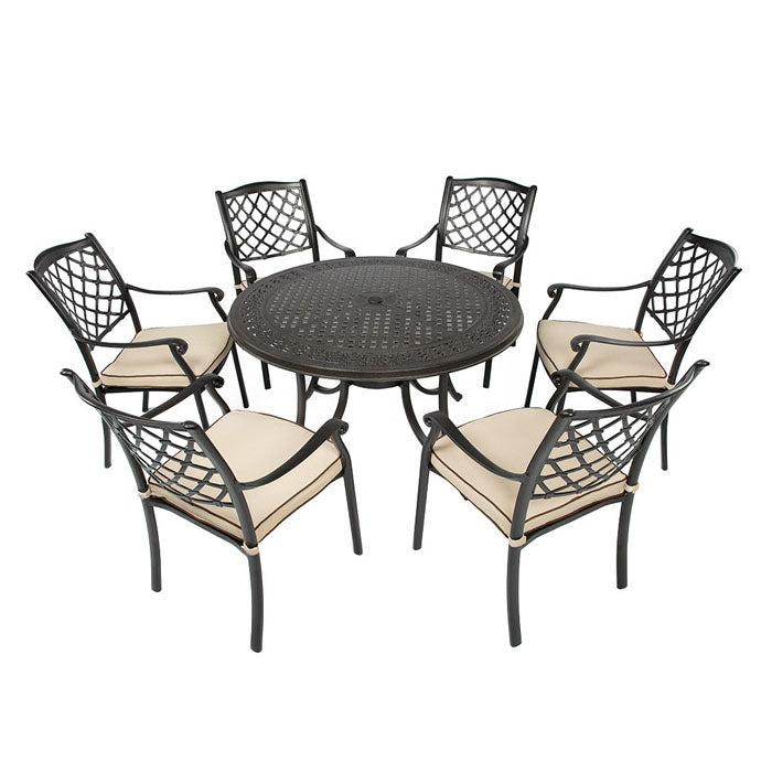 Fuji Cast Aluminium Outdoor Chair - Serene Home Creation