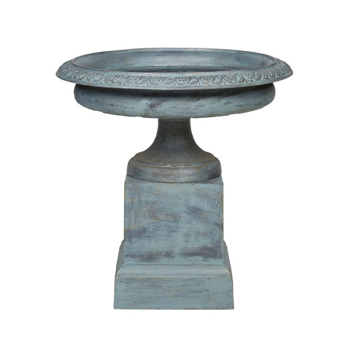 Madison Cast Iron Urn And Base - Serene Home Creation