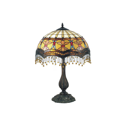 Madonna Tiffany Style Beaded Table Lamp - Multi - Notbrand