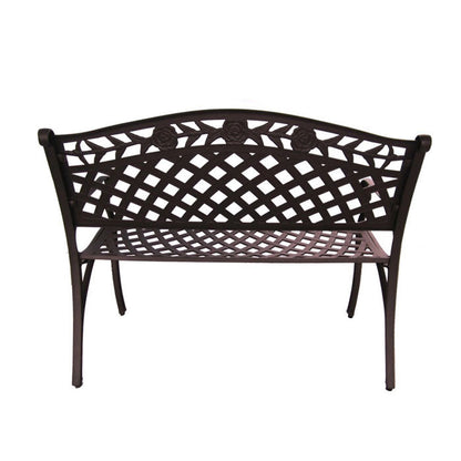 Melissa Cast Aluminium Bench - Serene Home Creaiton