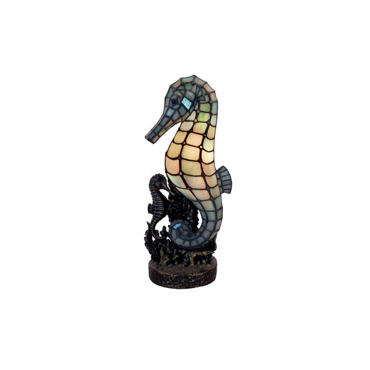 Seahorse Tiffany Style Table Lamp - Serene Home Creation