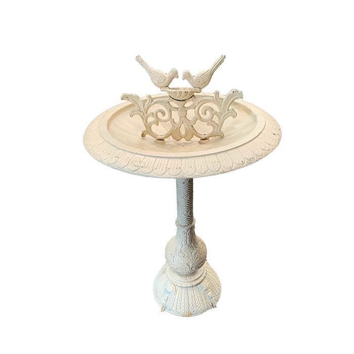 Twin Birds Cast Iron Bird Bath - Serene Home Creation