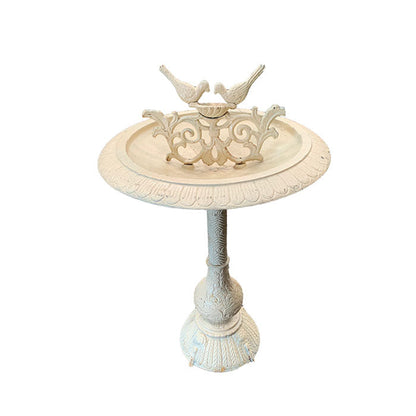 Twin Birds Cast Iron Bird Bath - Serene Home Creation