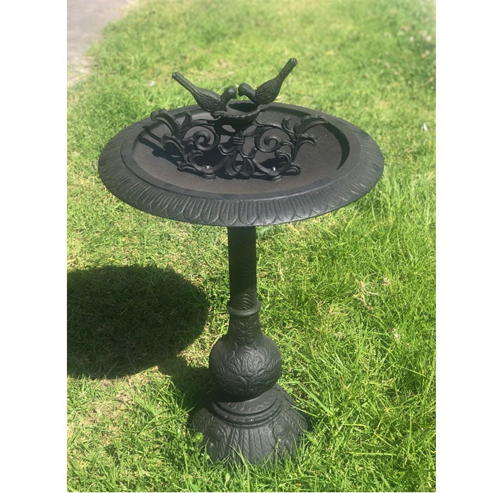 Twin Birds Cast Iron Bird Bath - Serene Home Creation